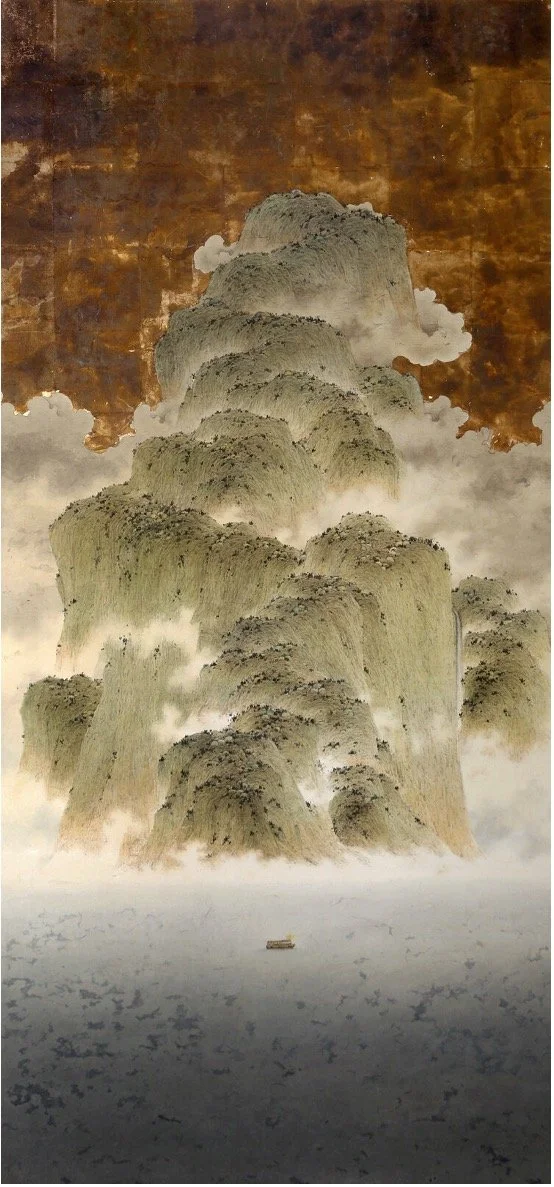 冨安由真 漂泊する幻影 Shadows of Wandering KAAT Mountain, Water, Storm: The Gilded Landscapes of Shum Kwan Yi — HASTA